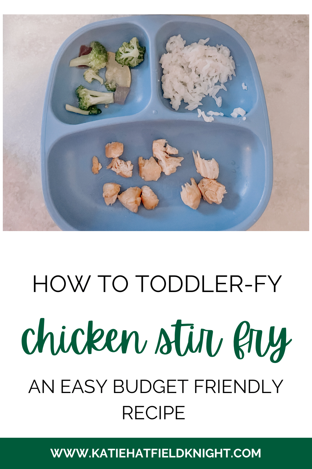 How to Toddler-fy Chicken Stir Fry : Easy Dinner Recipe For Less Than $12