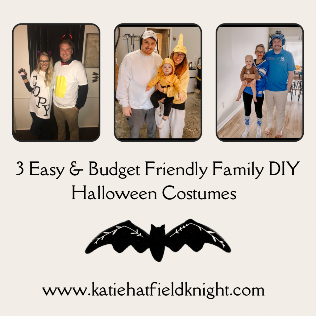 THREE Simple and Easy DIY Family Halloween Costumes!